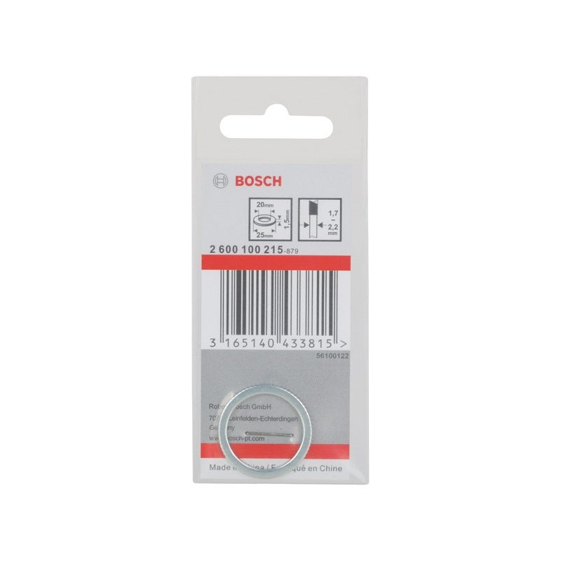 Bosch Reduzierring für PRO Kreissägeblatt, 25 x 1,5 x 20 mm #2600100215