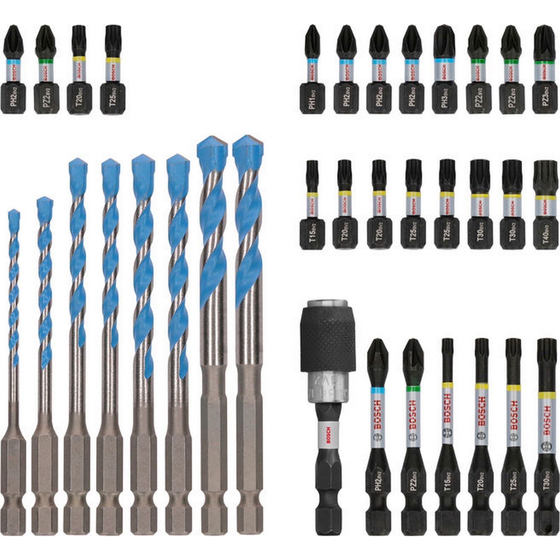 Bosch PRO Impact Schrauberbits und Multi Construction Bohrer Set, 35-tlg. #2608521U82