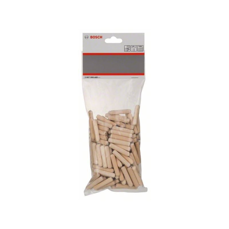 Bosch Holzdübel 8 mm, 40 mm, 150er-Pack #2607000445