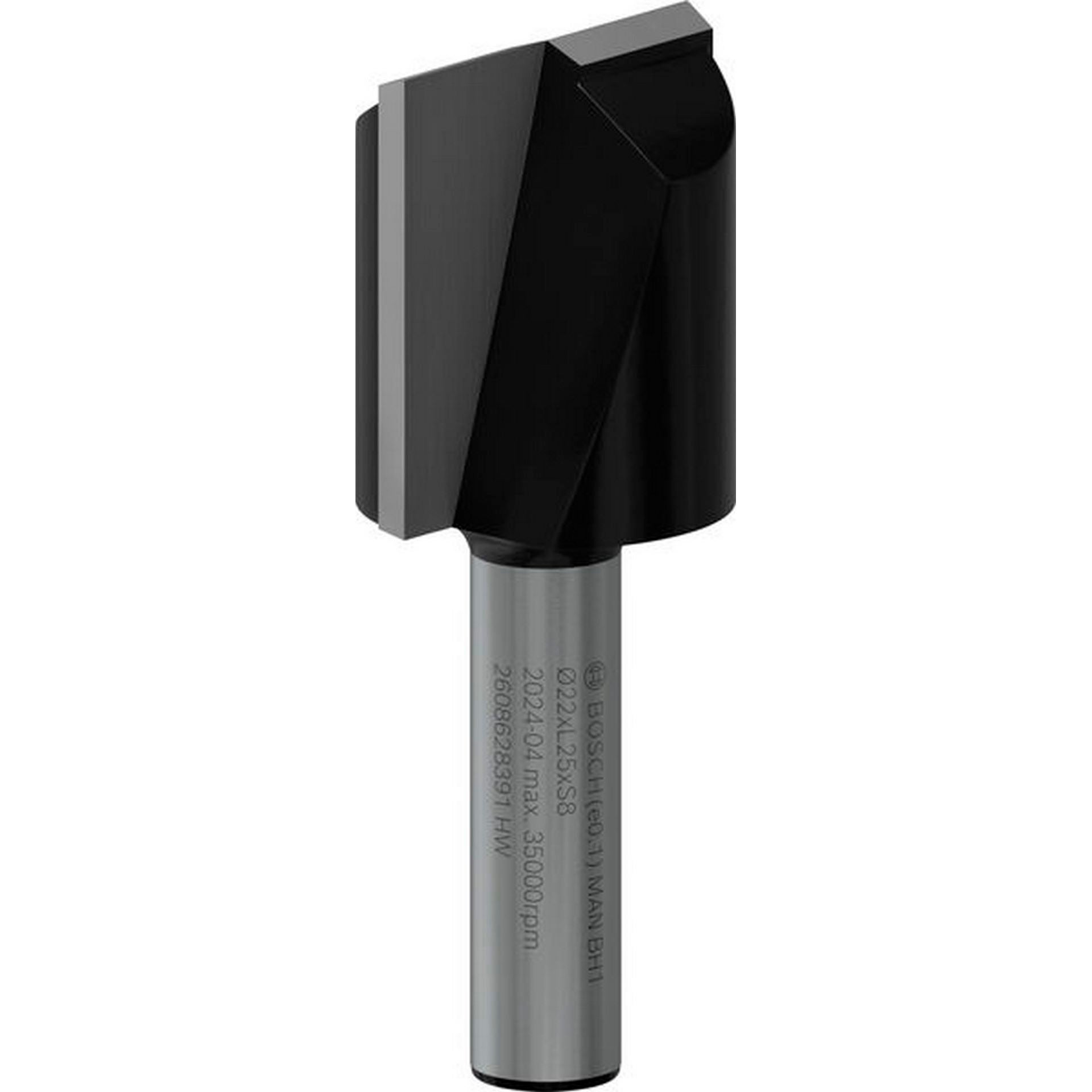 Bosch PRO Nutfräser, zweischneidig, D 22 mm, L 24,6 mm, S 8 mm #2608628391