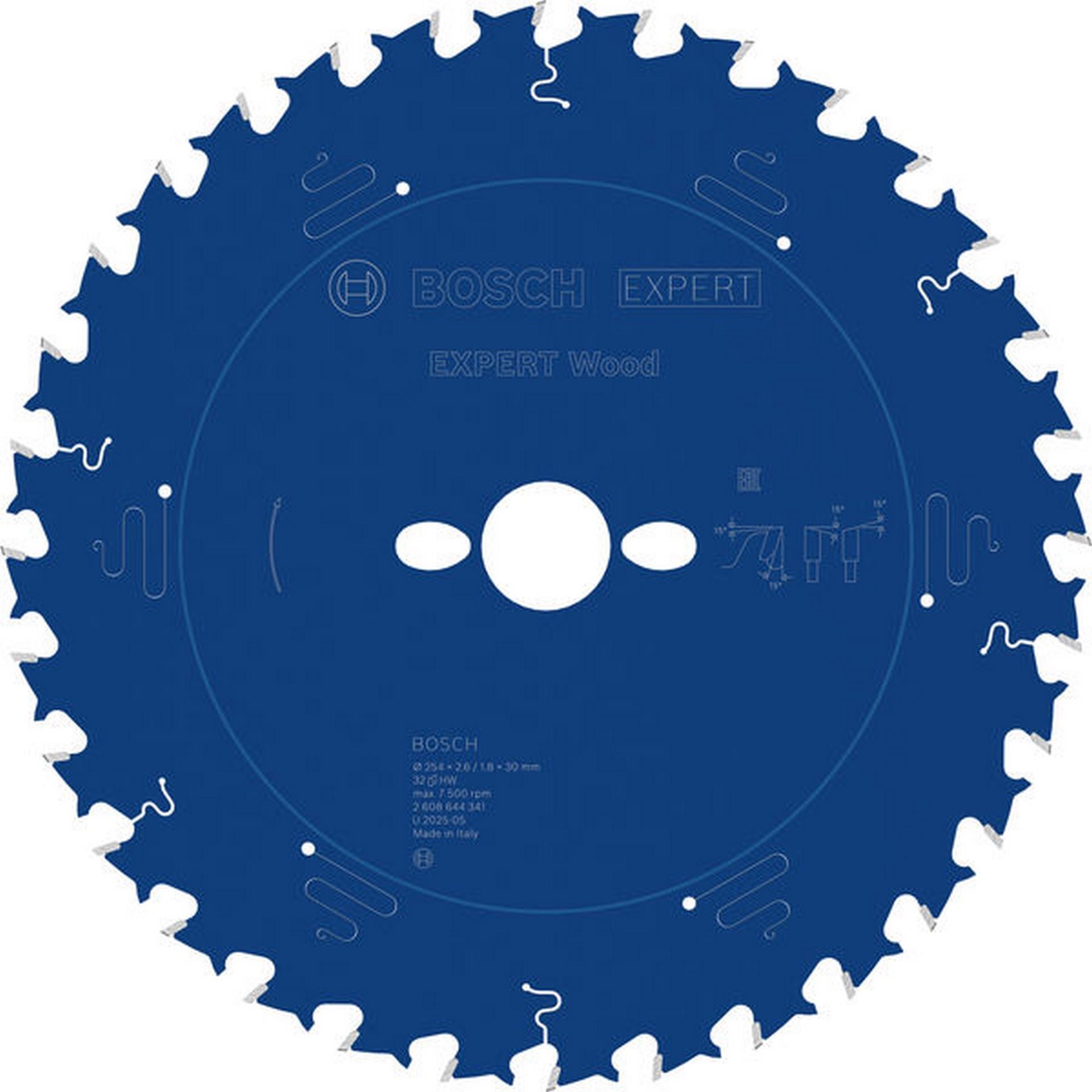 Bosch EXPERT Wood Kreissägeblatt, 254x2,6/1,8x30 mm, Z32 #2608644341