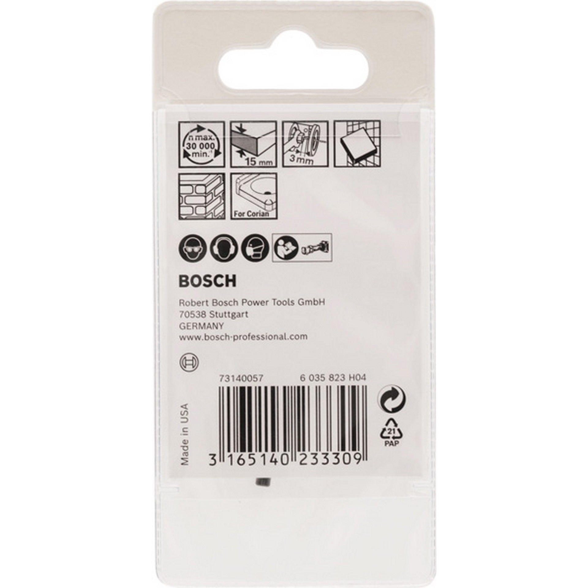 Bosch Wandfliesen-Schneidbit #2608620202