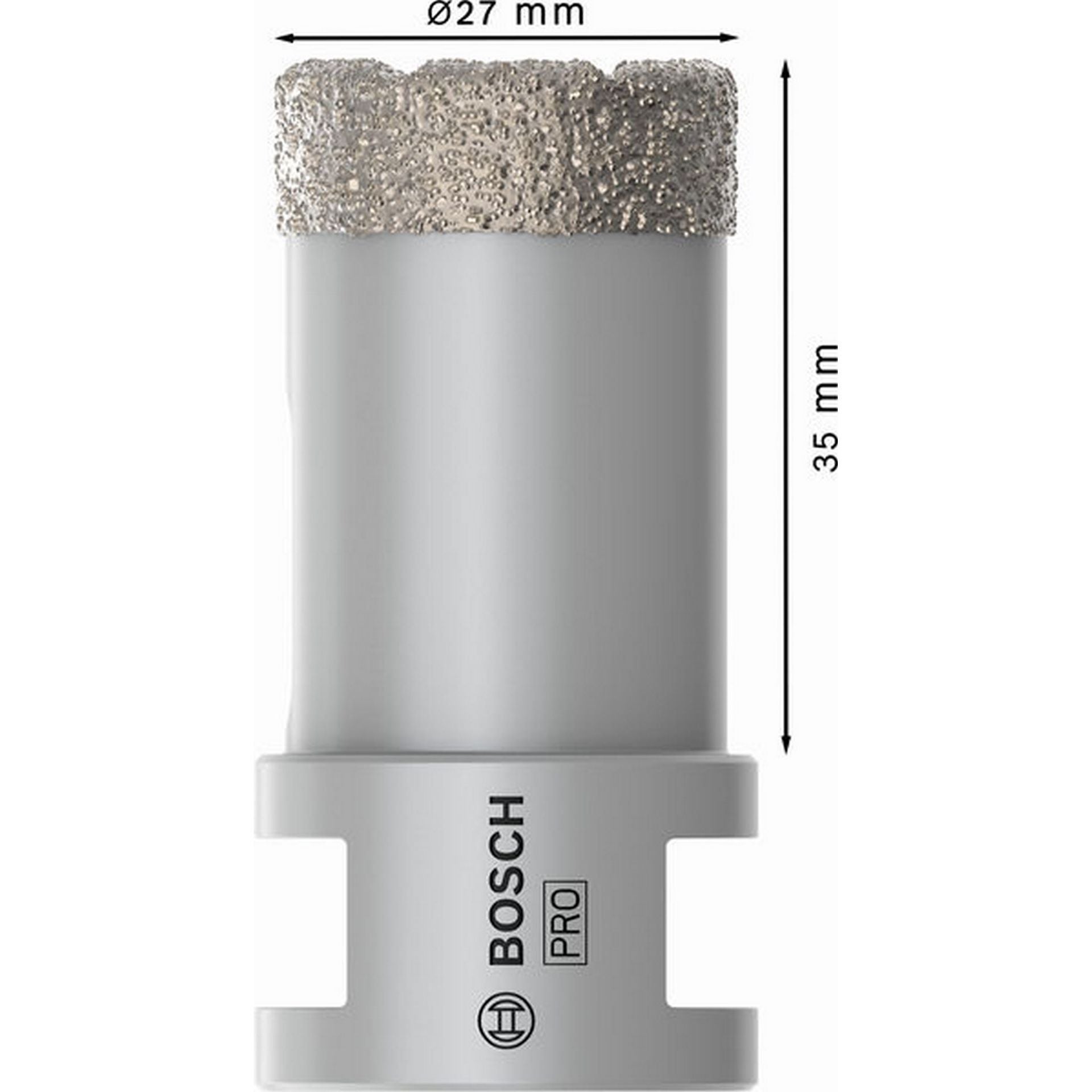 Bosch PRO Ceramic Trockenbohrkrone, 27 x 35 x 14 mm #2608587118
