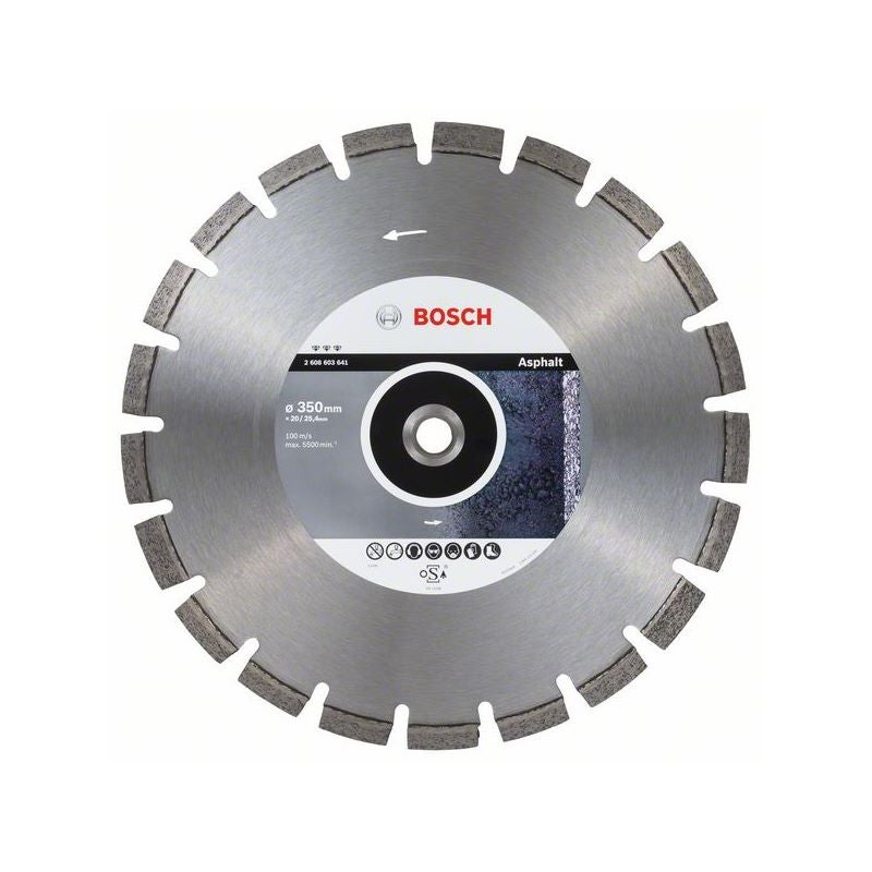 Bosch PRO Asphalt Diamanttrennscheibe, 350 x 20/25,4 mm #2608603641
