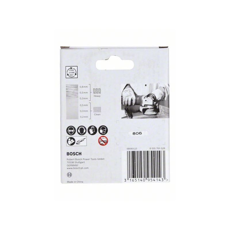 Bosch PRO Stainless Steel clean X-Lock Topfbürste, 75 x 0,3 mm #2608620728