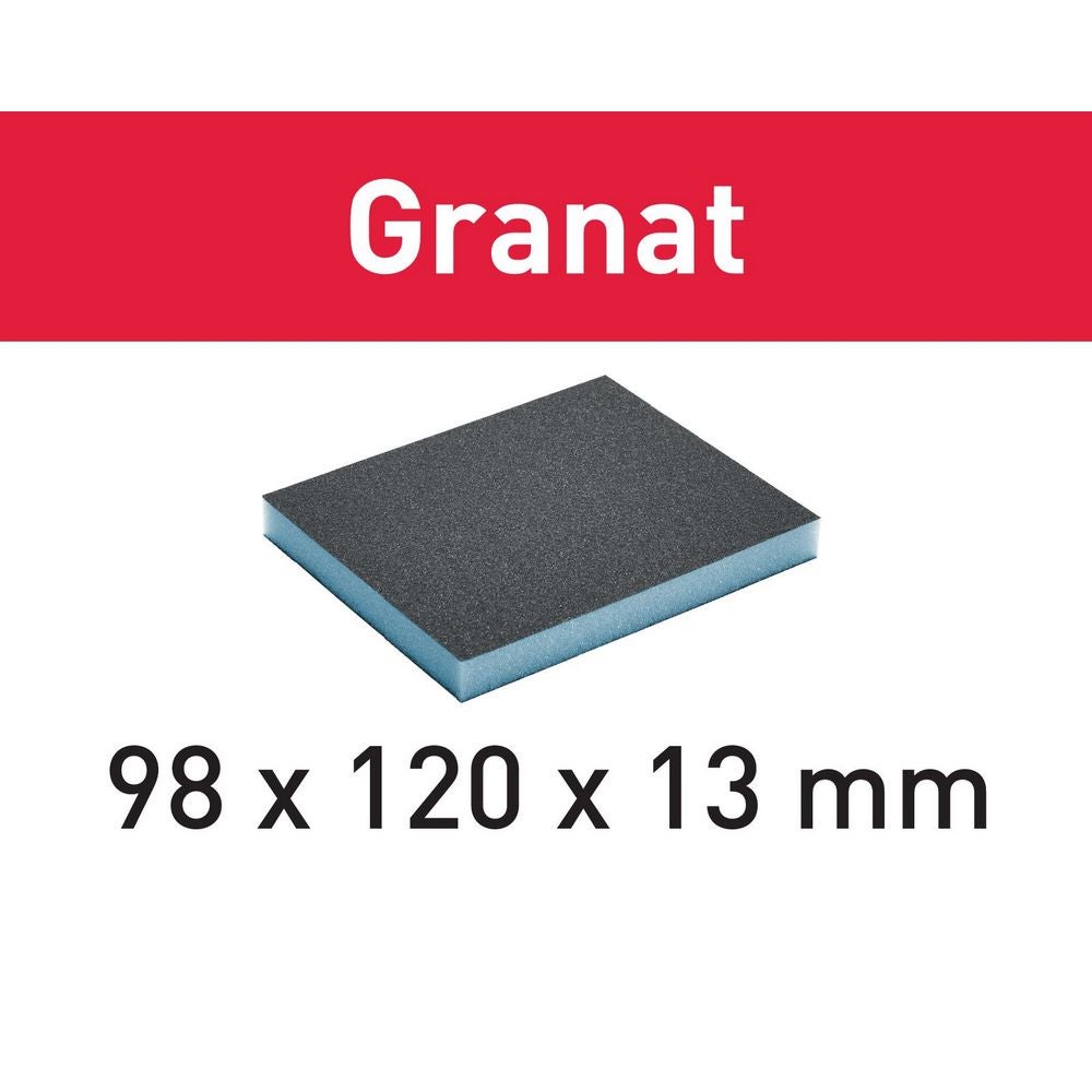 Festool Handschleifschwamm Granat 98x120x13 120 GR/6 #201113