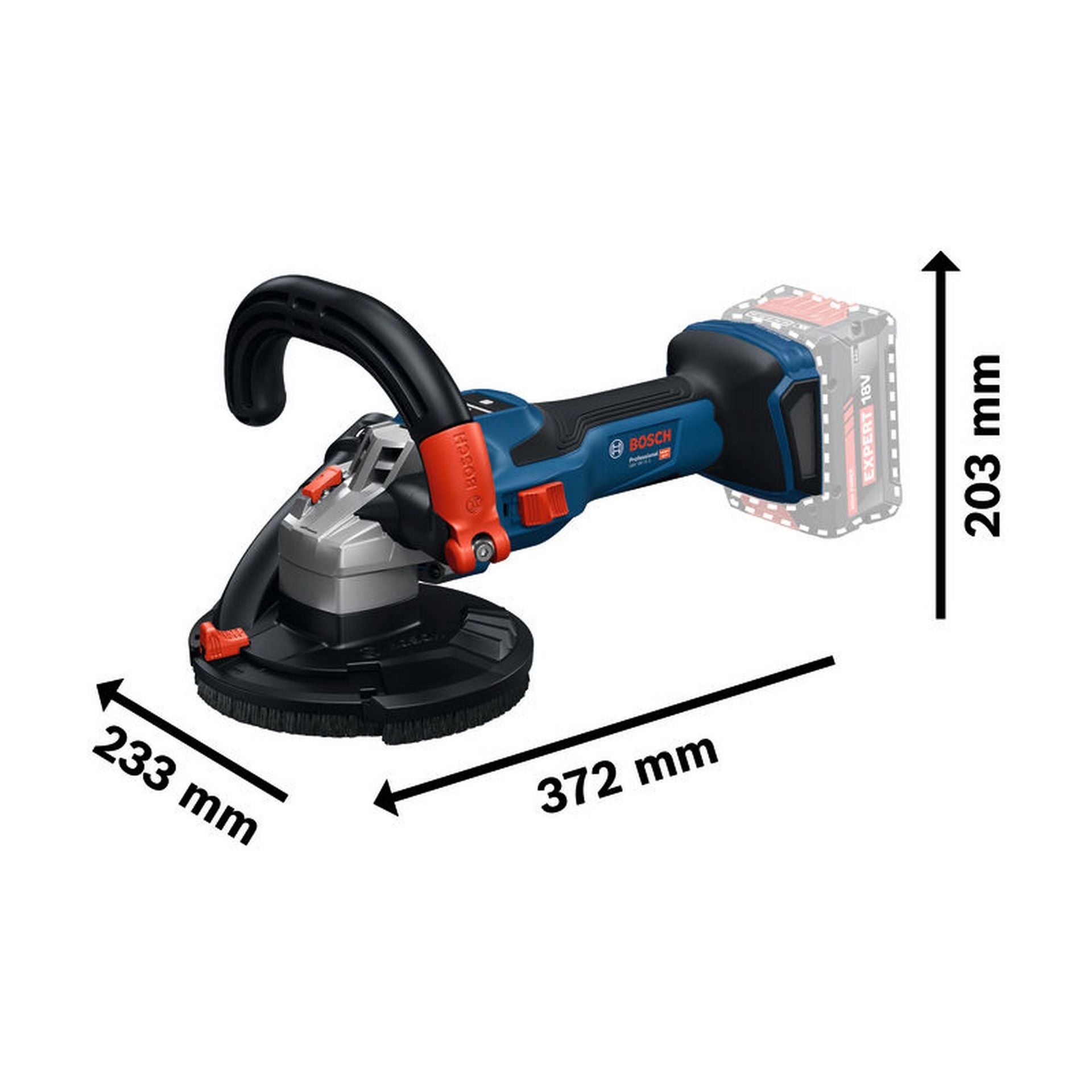 Bosch Betonschleifer GBR 18V-15 S in L-BOXX #0601776201