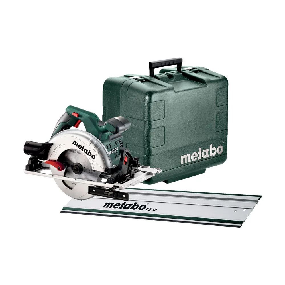 Metabo Handkreissäge KS 55 FS Set #691088000 mit Führungsschiene FS 80