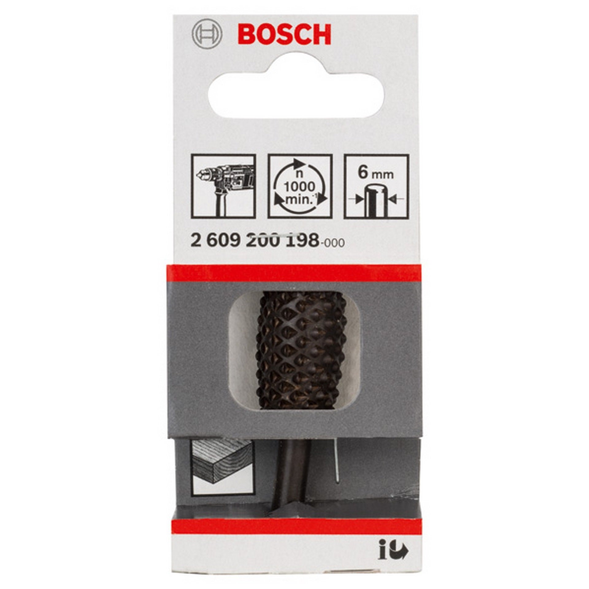 Bosch Freihandfräser für Bohrmaschinen, d 6 mm, D 16 mm #2609200198