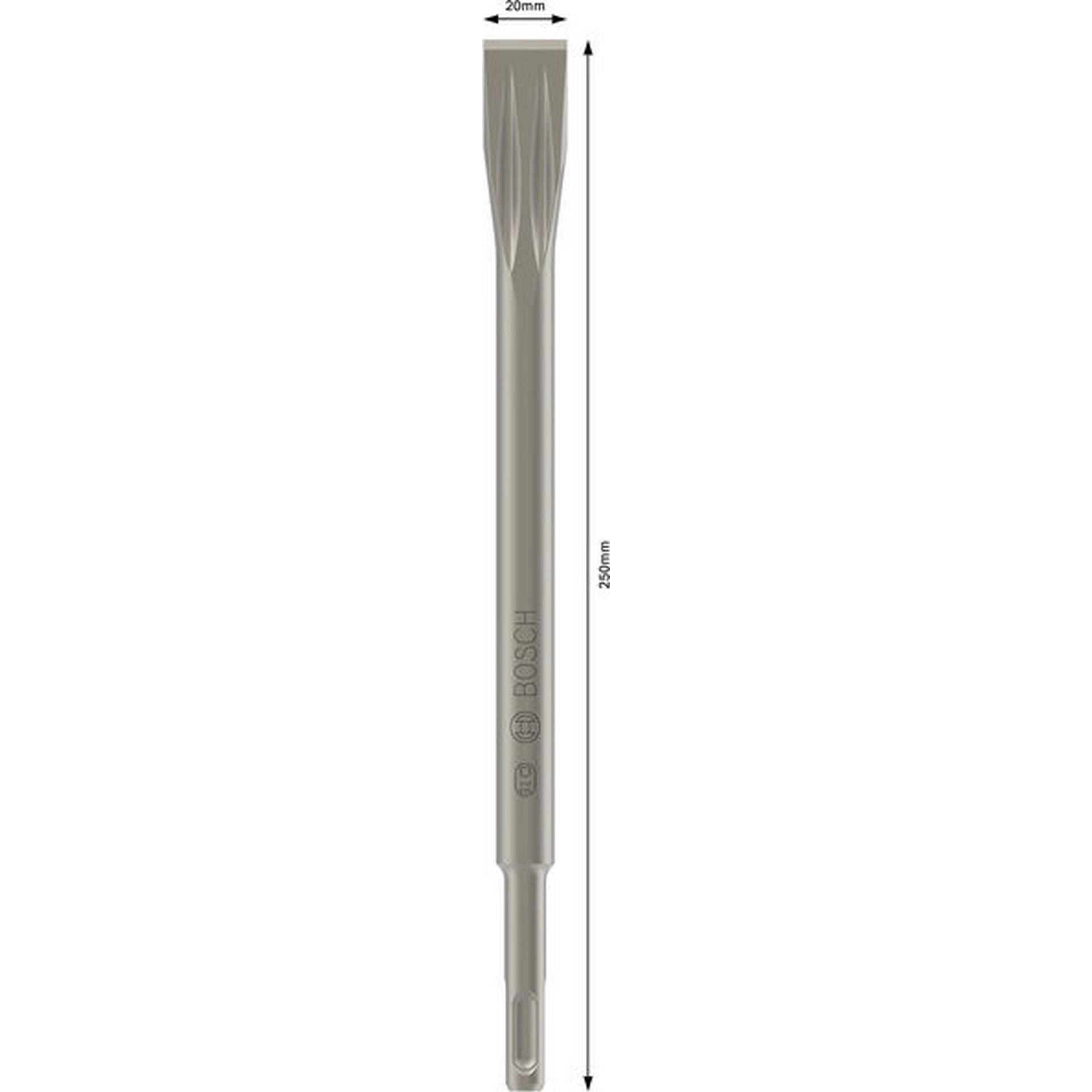 Bosch PRO SDS plus-5C Flachmeißelset, 20 x 250 mm, 5-tlg. #2607019052