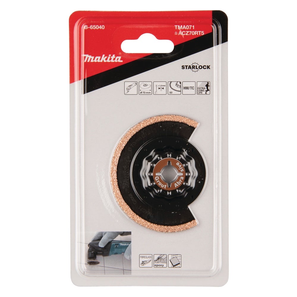Makita Eintauch und Segmentsägeblatt HM/RIFF, 65 mm, TMA071 #B-65040