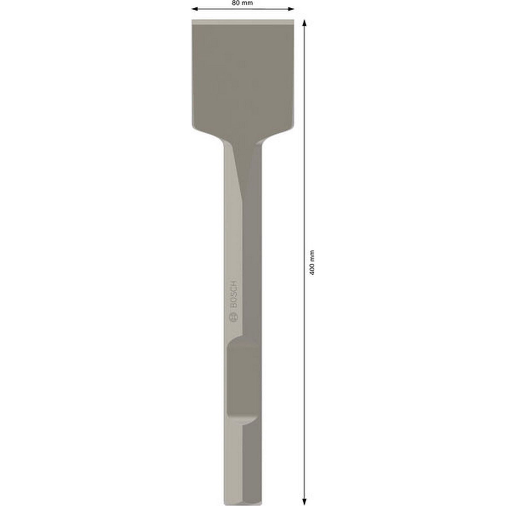 Bosch PRO HEX 28-4C Spatmeißel, 80 x 400 mm #1618661000