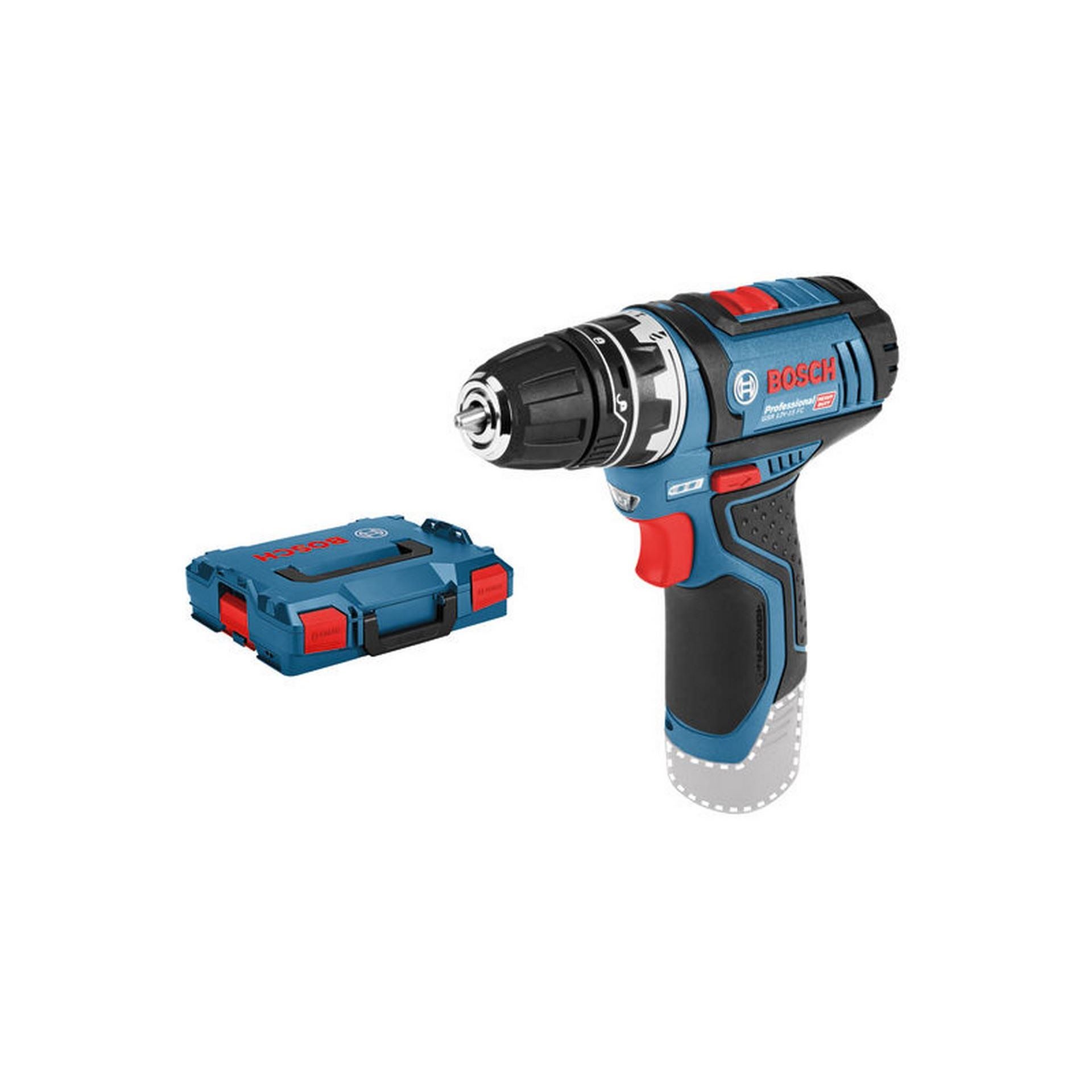 Bosch Akku-Bohrschrauber GSR 12V-15 FC, 1 Aufsatz, L-BOXX #06019F6002