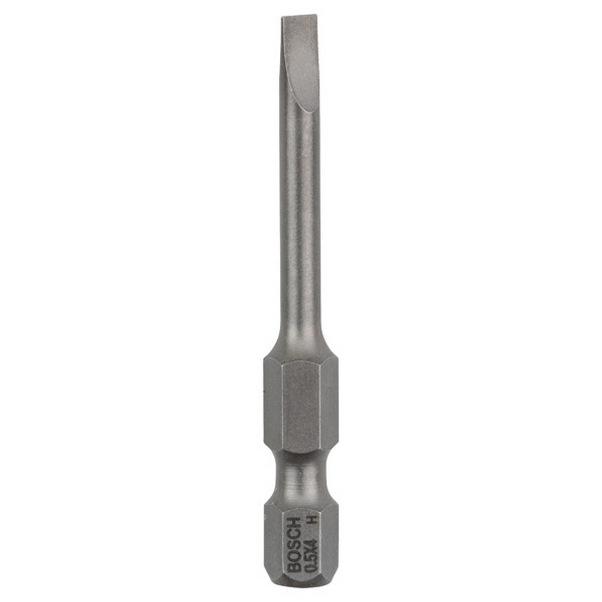 Bosch Schrauberbit Extra-Hart S 0,5 x 4,0, 49 mm, 3er-Pack #2607001475