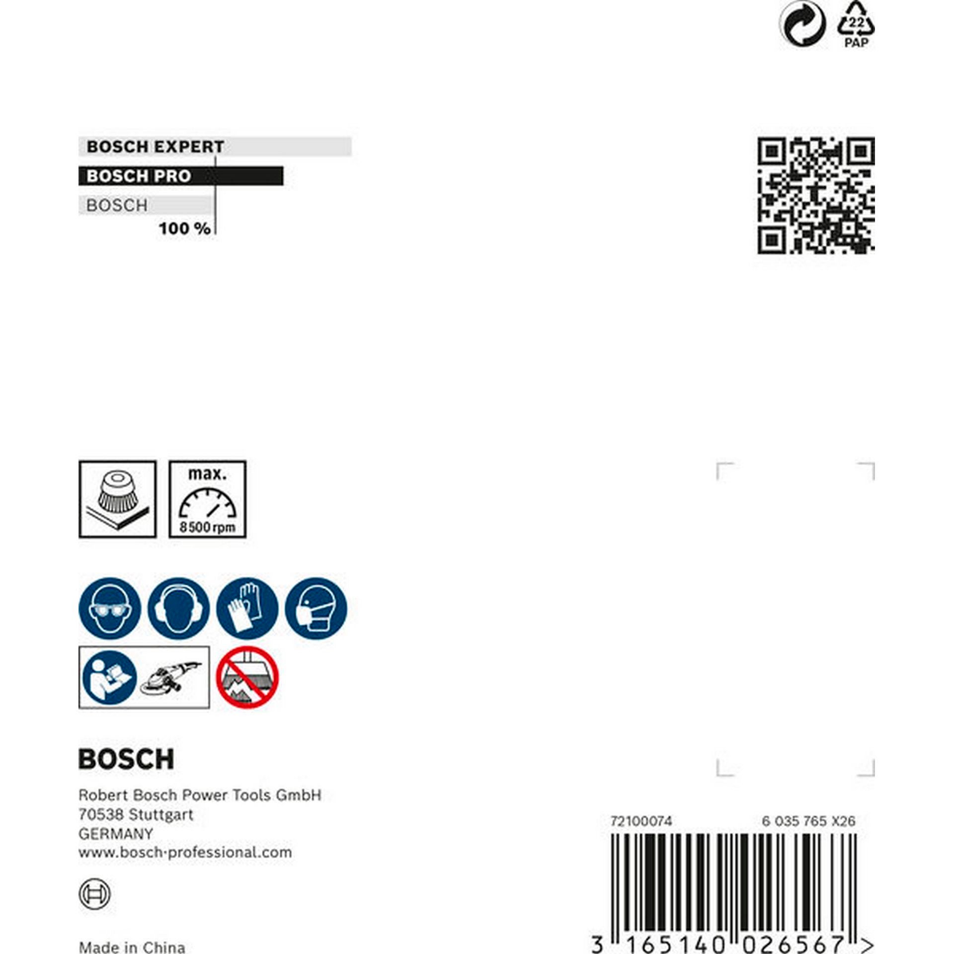 Bosch PRO Metal heavy Topfbürste, 90 x 0,8 mm, Gewinde #1608614000