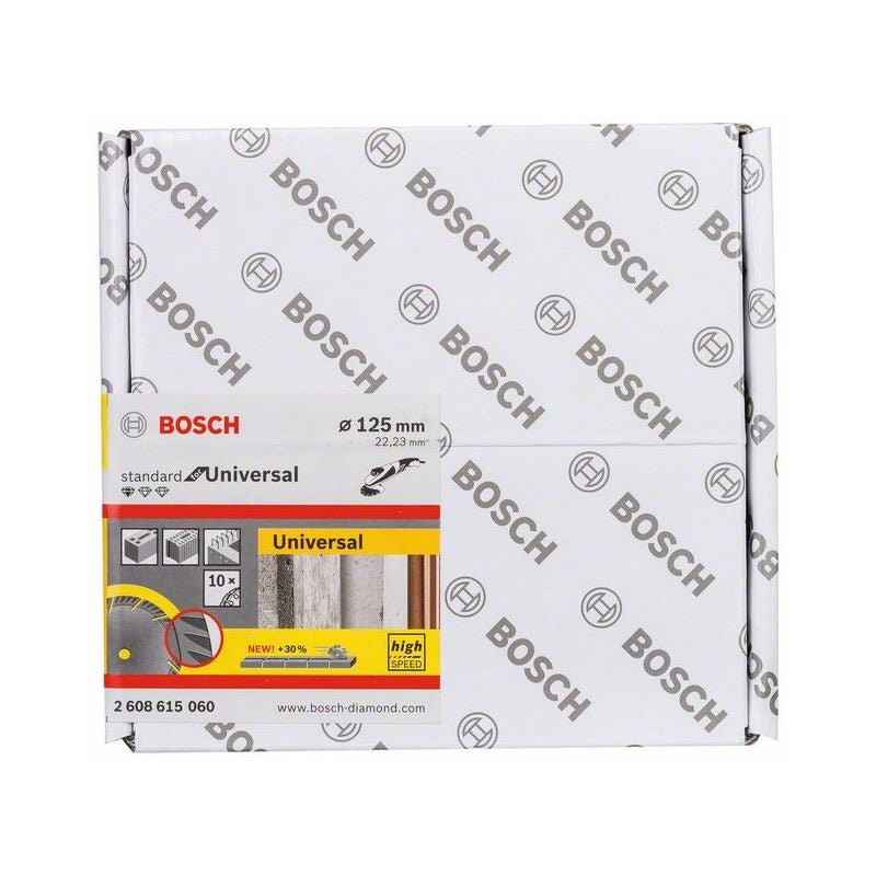 Bosch PRO Multi Material Diamanttrennscheibe, 125 x 22,23 mm, 10-tlg. #2608615060
