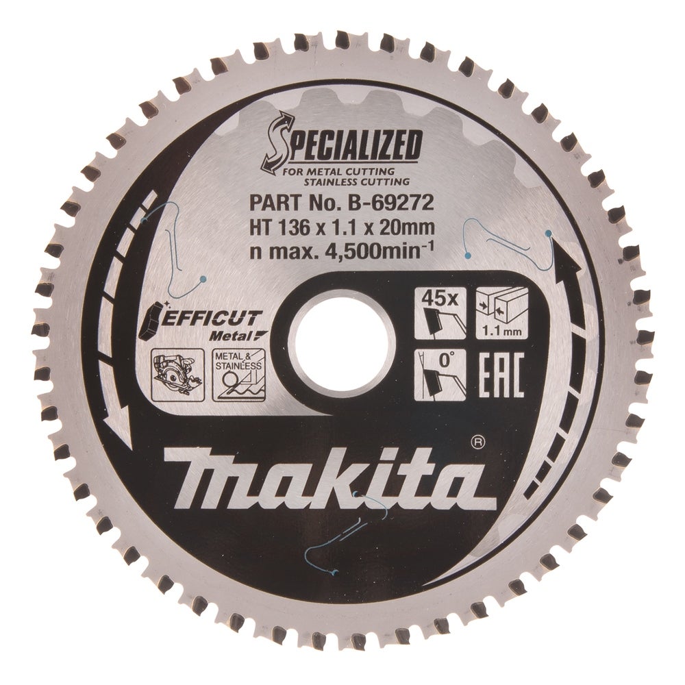 Makita EFFICUT Sägeblätter für Metall #B-69272