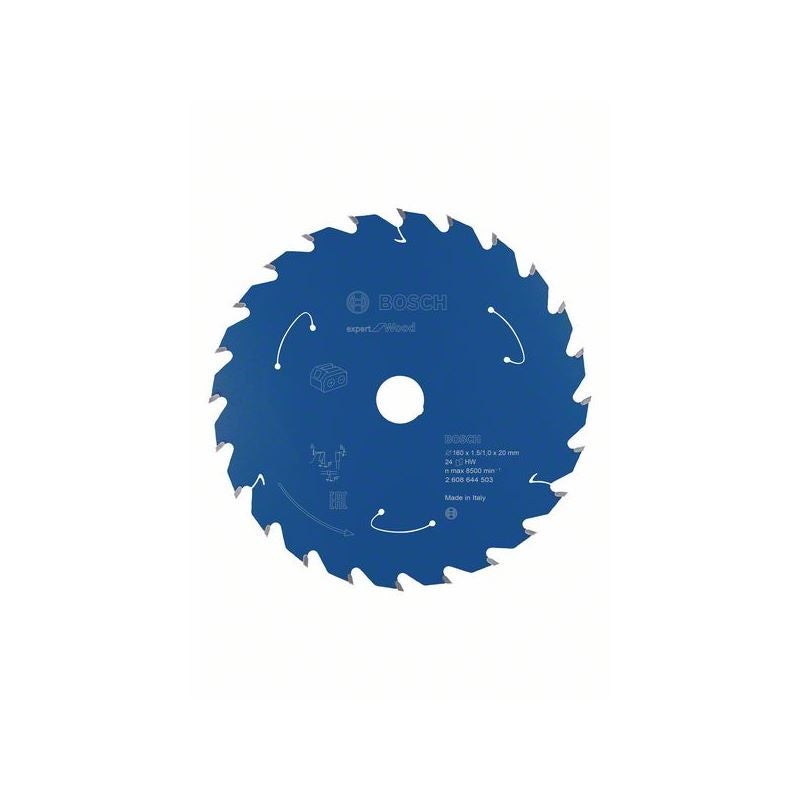 Bosch Kreissägeblatt für Akkusägen Expert for Wood, 160 x 1,5/1 x 20, 24 Zähne #2608644503