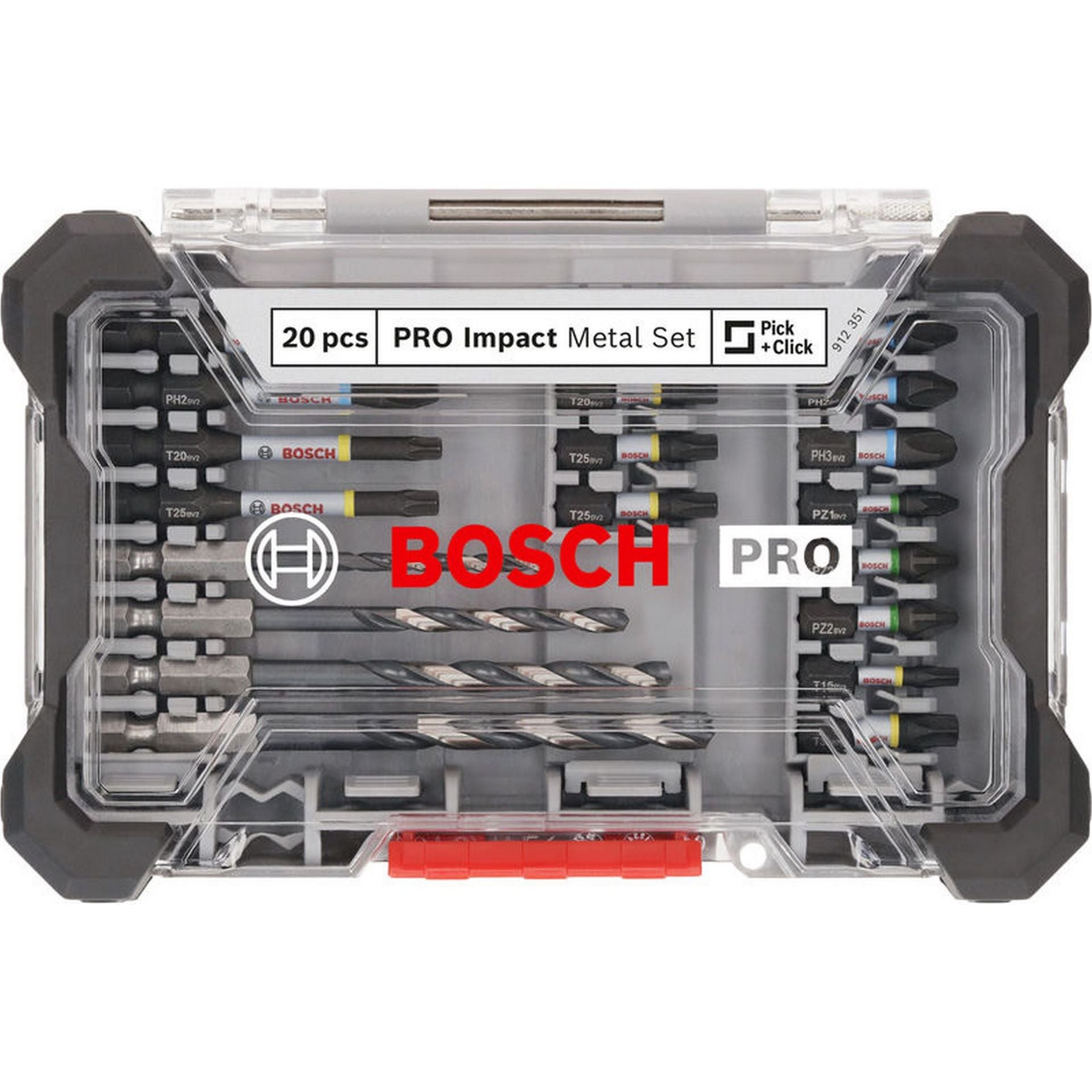 Bosch PRO Impact Schrauberbits und Metallbohrer Set, 20-tlg. #2608521U84