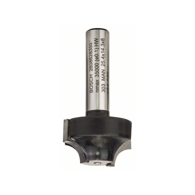 Bosch PRO Abrundfräser, R 6,3 mm, S 8 mm #2608628355