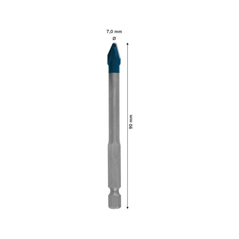 Bosch EXPERT HEX-9 Hard Ceramic Bohrer, 7x90 mm #2608900591
