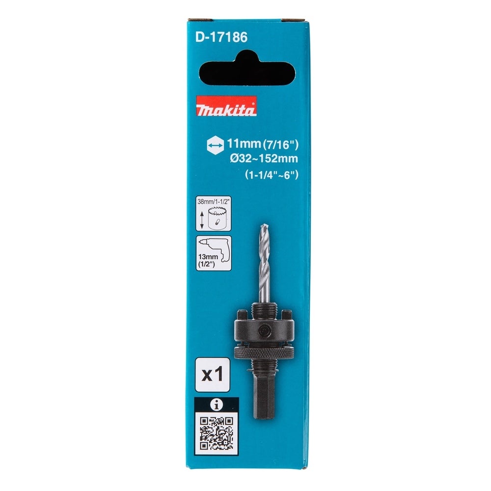 Makita Adapter 32-152 mm inkl. Zentrierbohrer, Sechskant #D-17186