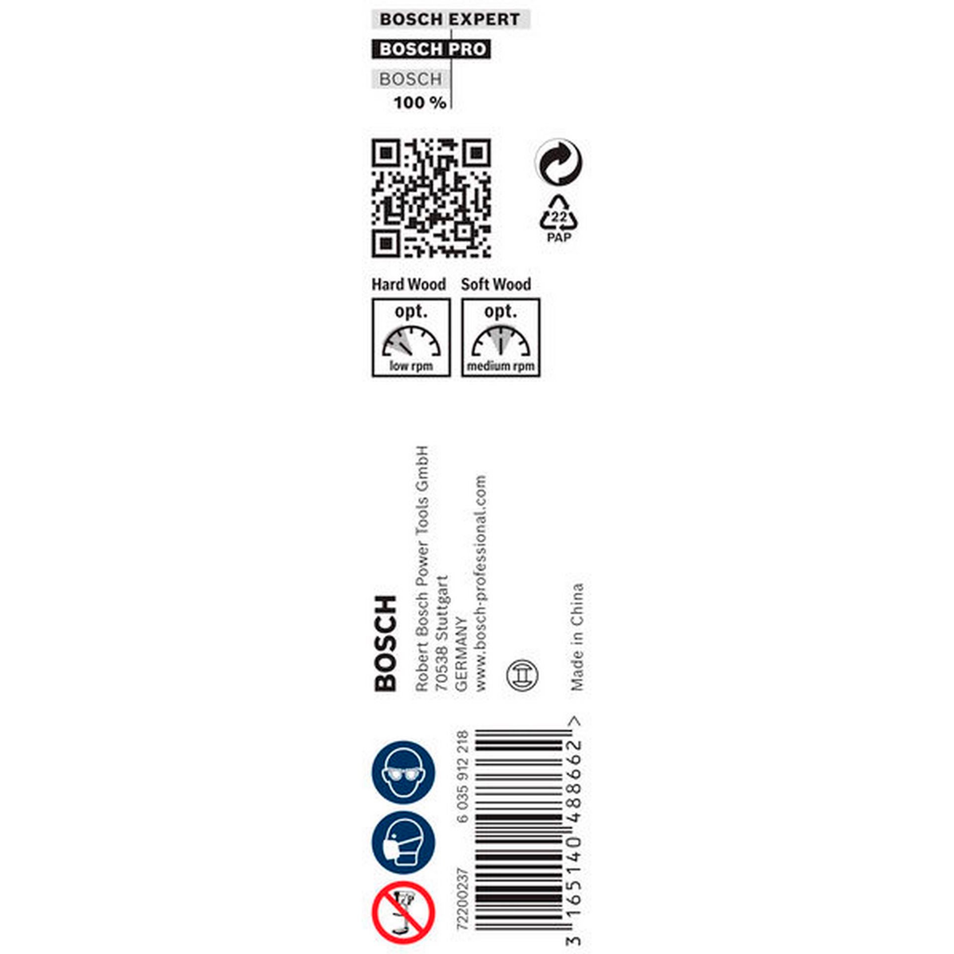 Bosch PRO Wood Holzschlangenbohrer, 8 x 95 x 160 mm #2608585696