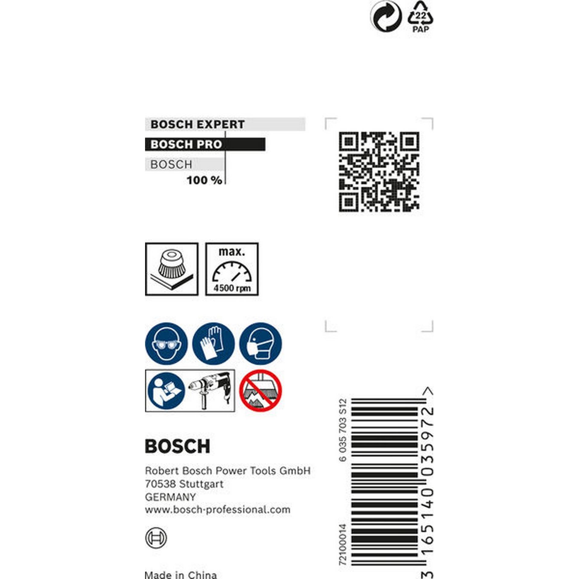 Bosch PRO Metal clean Topfbürste, gerader Schaft, 50 x 0,3 mm #2608622006