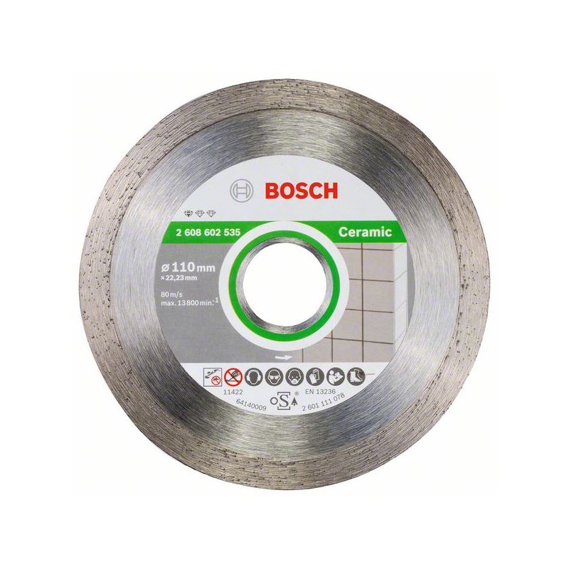 Bosch Ceramic Trennscheibe, 110 x 7,5 mm, Bohrung 22,23 mm #2608602535