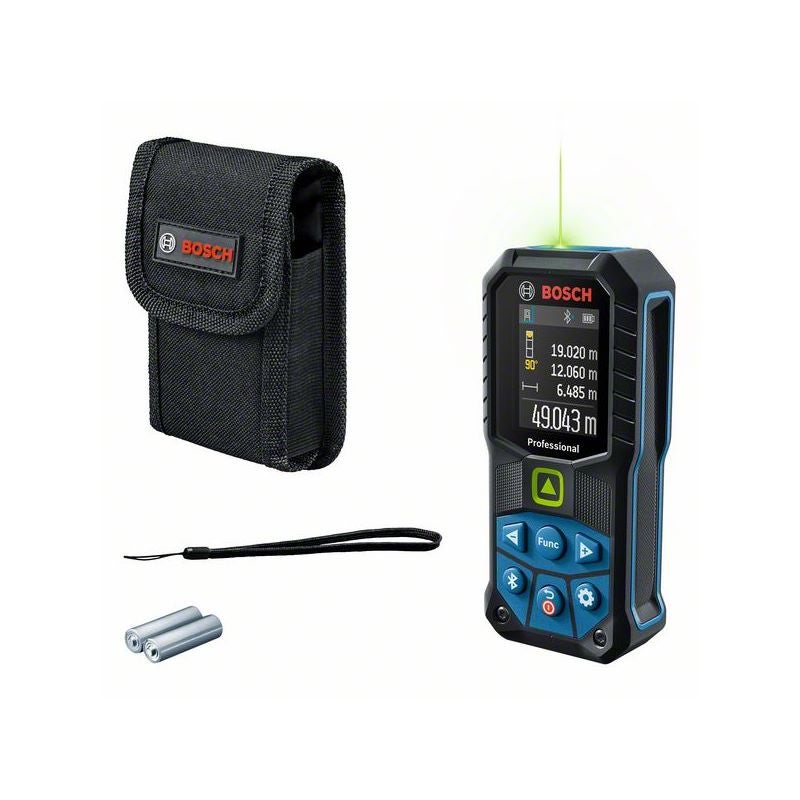 Bosch Laser-Entfernungsmesser GLM 50-27 CG, 2 x 1,5 V LR6-Batterie (AA) #0601072U00