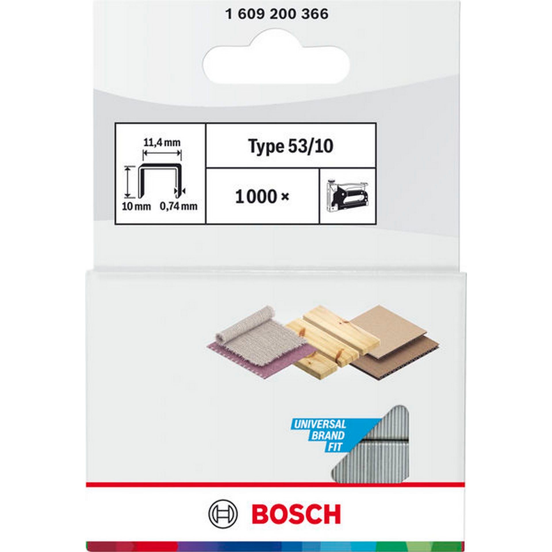 Bosch Feindrahtklammern, Typ 53/10 #1609200366