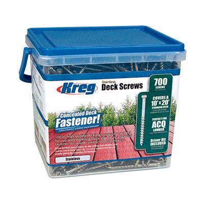 Kreg KREG EdelstahlTerrassenschrauben - 51 mm #SDK-C2SS-700