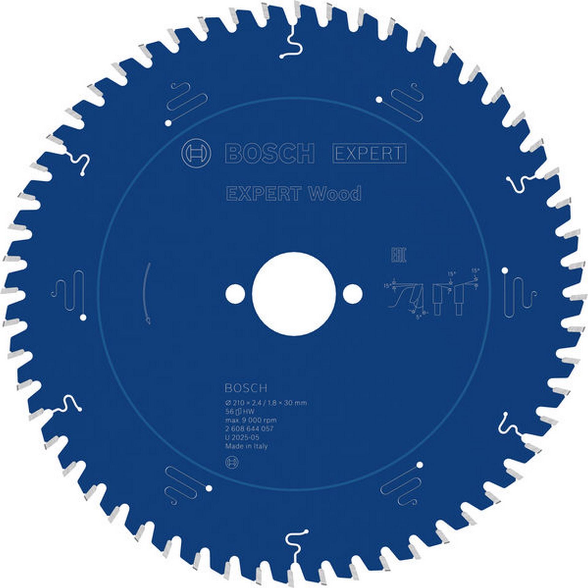 Bosch EXPERT Wood Kreissägeblatt, 210x2,4/1,8x30 mm, Z56 #2608644057