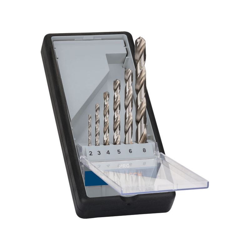 Bosch PRO Metal HSS-G Spiralbohrer Set, 6-tlg. #2607010529