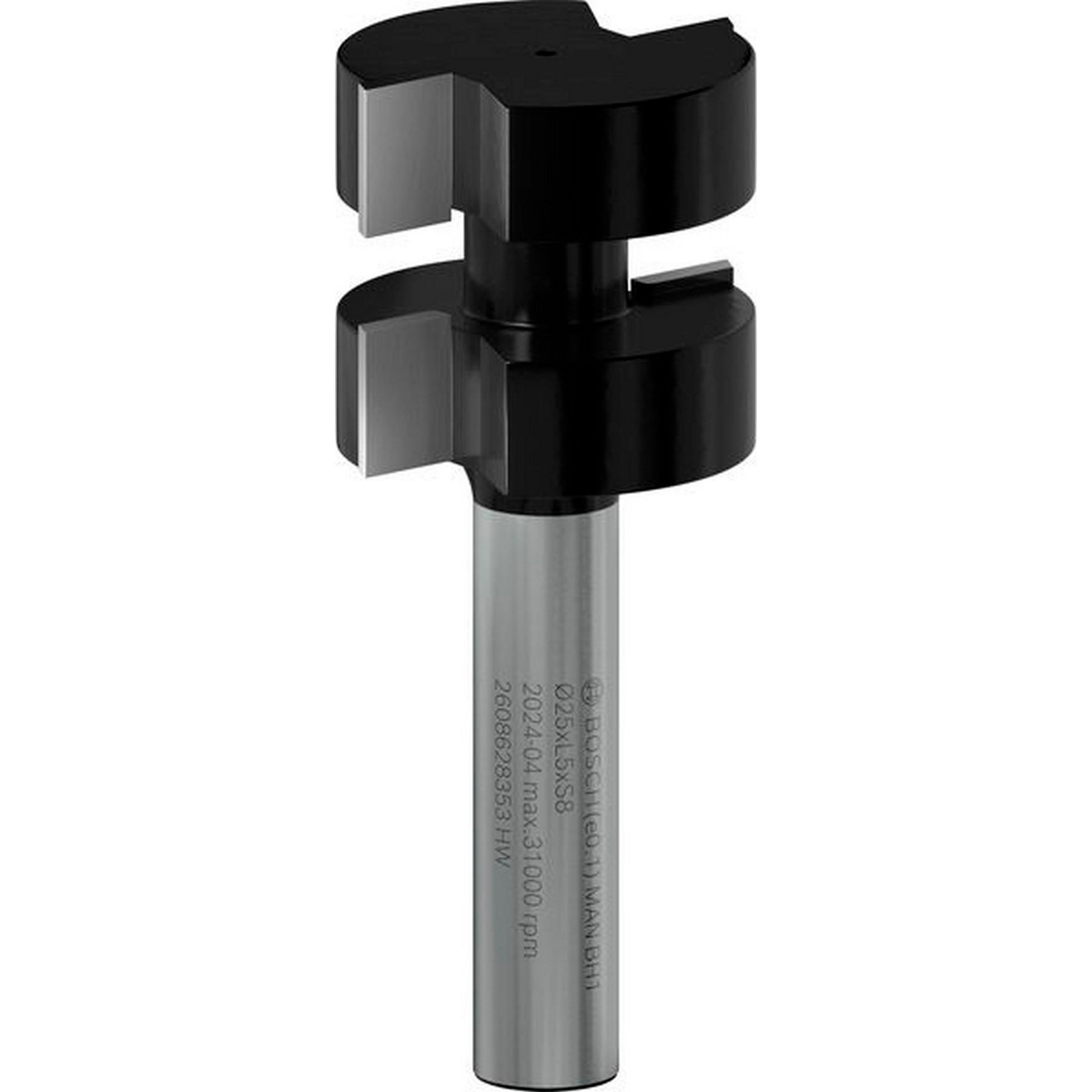 Bosch PRO T-Nut Federfräser, B 8 mm, D 25 mm, L 5 mm, S 8 mm #2608628353