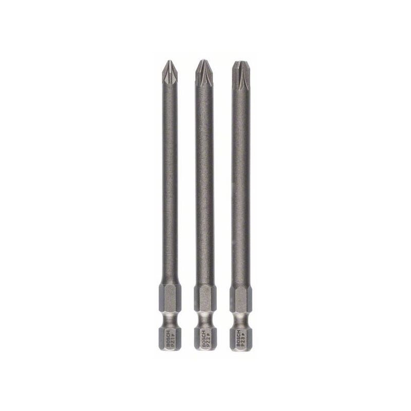 Bosch Schrauberbit-Set Extra-Hart, 3-teilig, PZ1, PZ2, PZ3, 89 mm #2607001761