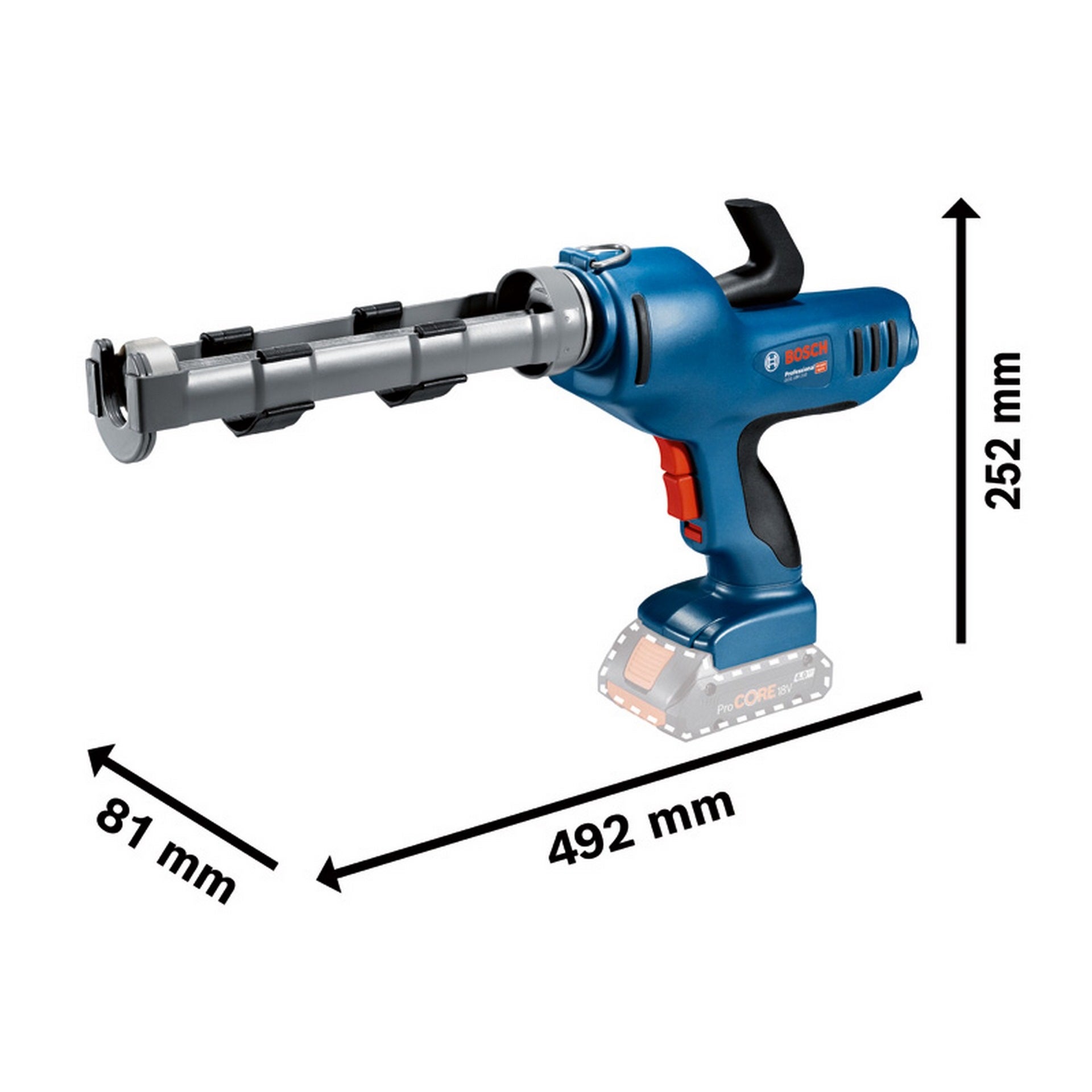 Bosch Akku-Kartuschenpresse GCG 18V-310 #06019C4100