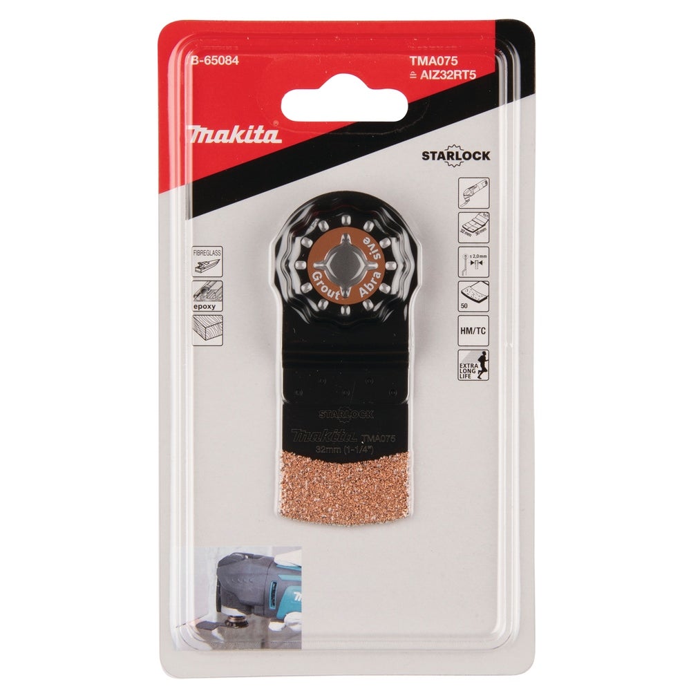 Makita Eintauch und Segmentsägeblatt HM/RIFF, 32 mm, TMA075 #B-65084