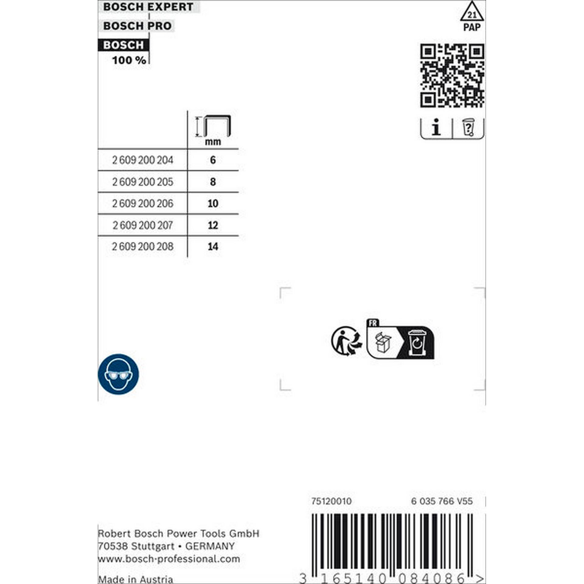 Bosch Flachdrahtklammern, Typ 52/14 #2609200208