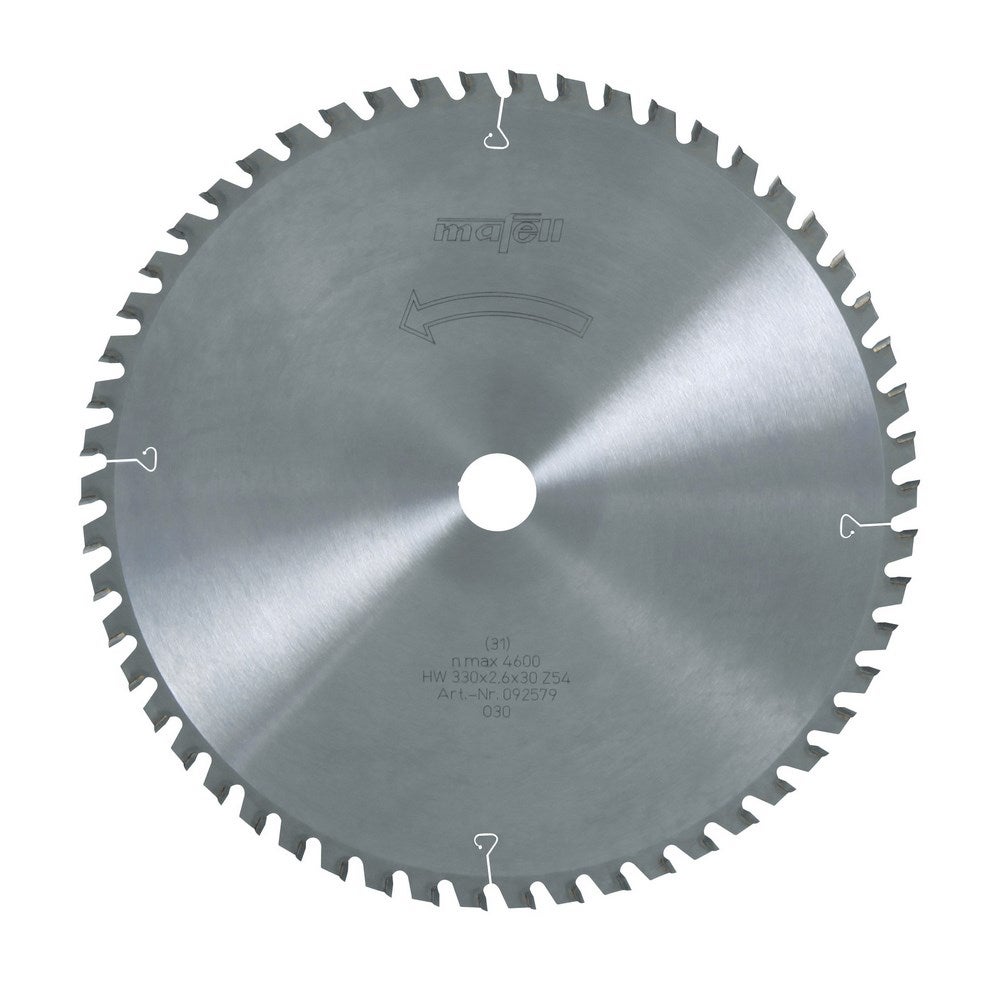 Mafell Sägeblatt-HM, 330 x 2,2/2,6 x 30 mm, Z 54, WZ/FA #092579