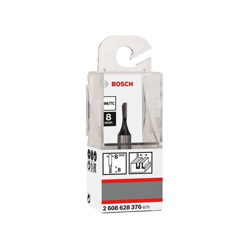 Bosch PRO Nutfräser, einschneidig, D 3 mm, L 8 mm, S 8 mm #2608628376