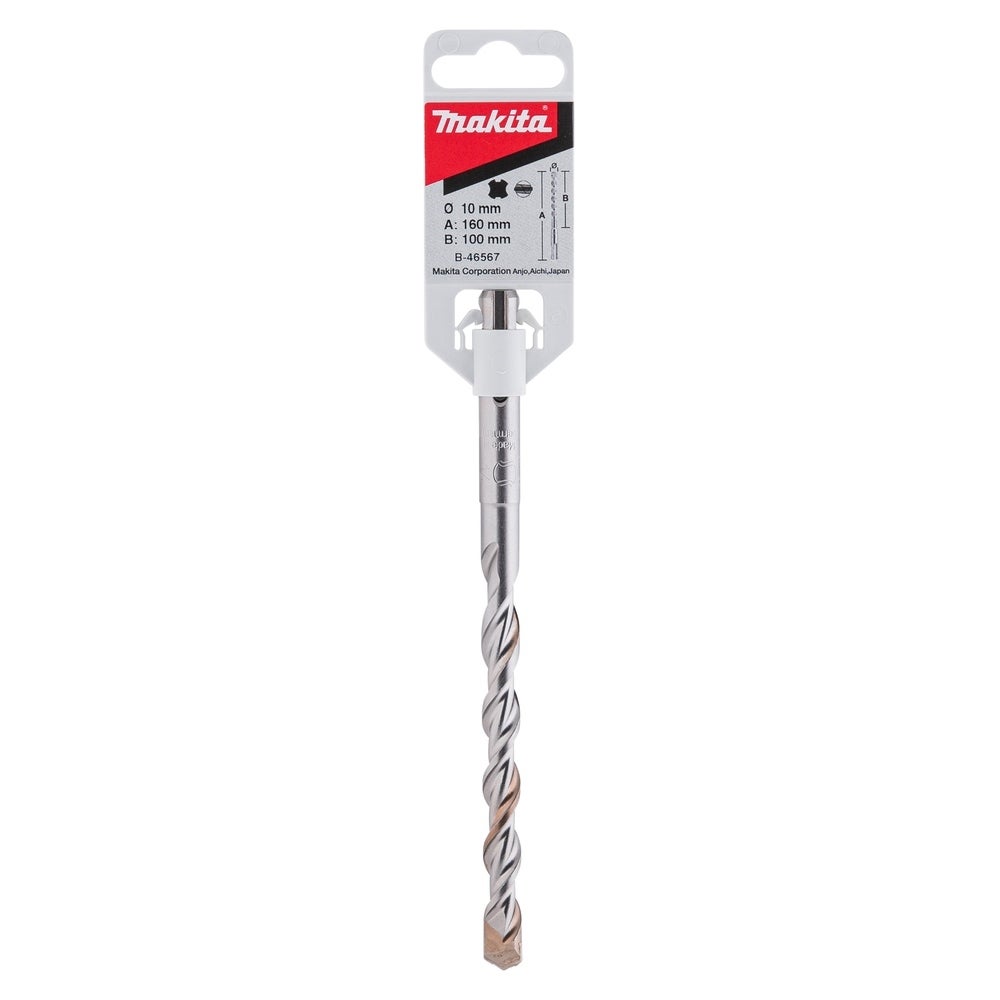 Makita Hammerbohrer V-Plus, 10 x 100 / 160 mm, Beton #B-46567