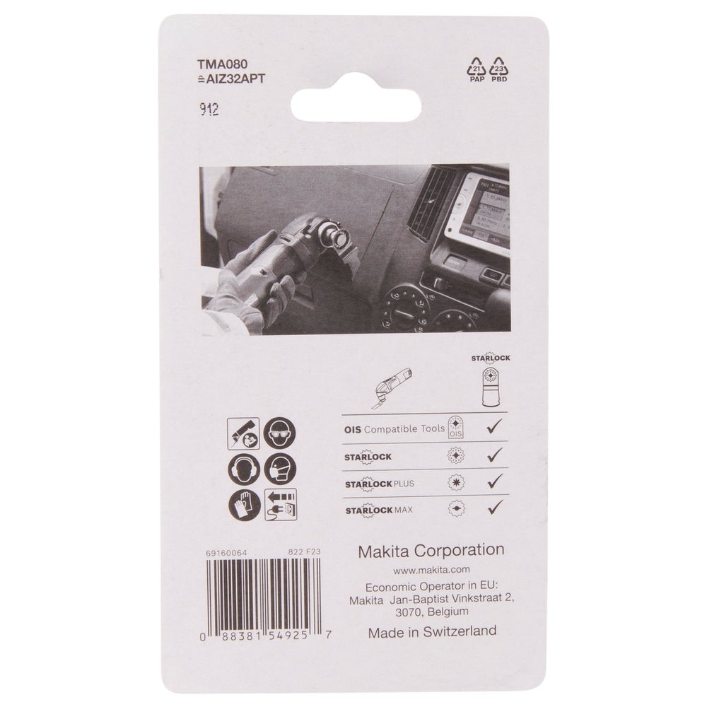 Makita Eintauchsägeblatt HCS, 32 mm, TMA080 #B-69761