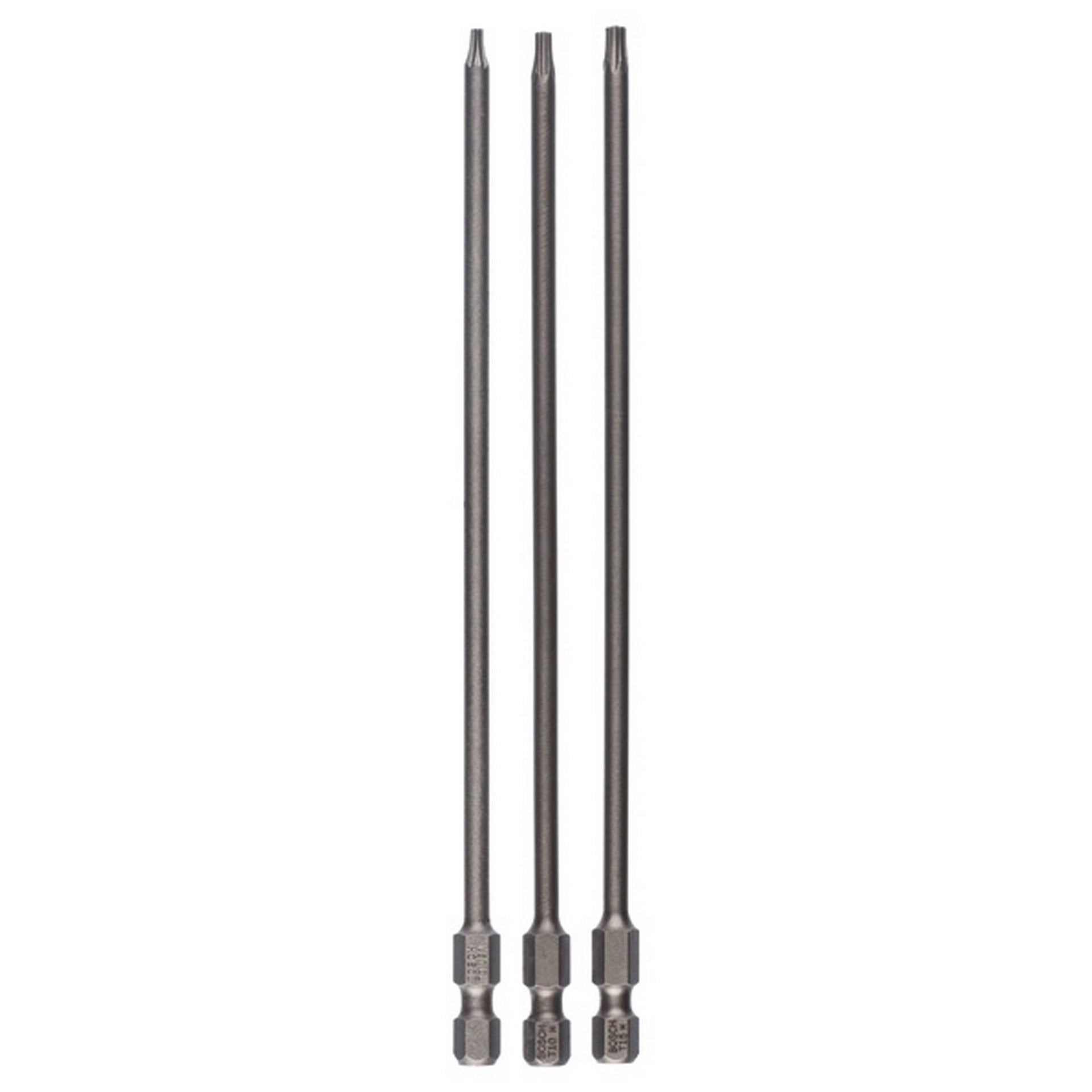 Bosch Schrauberbit-Set Extra-Hart, 3-teilig, T8, T10, T15, 152 mm #2607001763