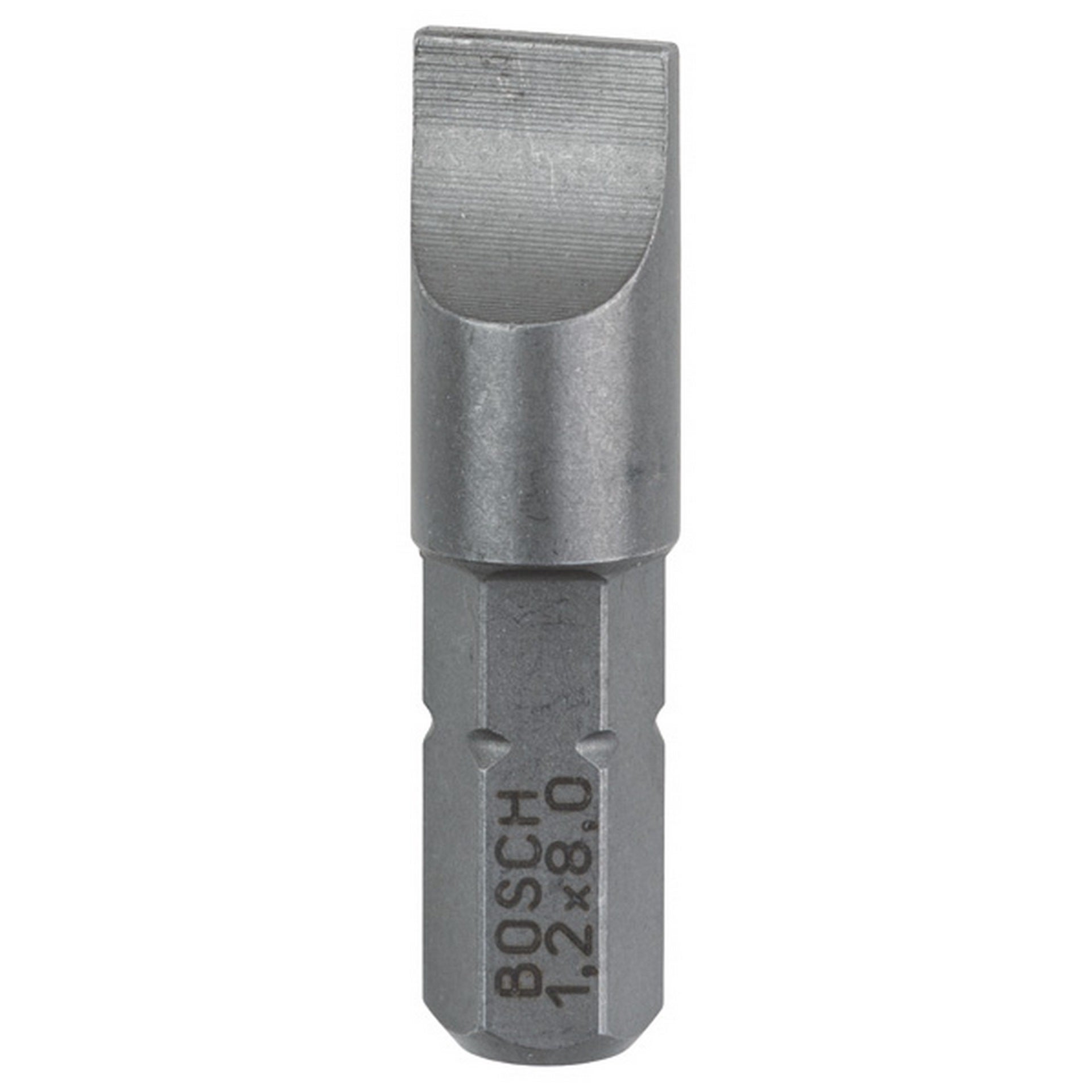 Bosch Schrauberbit Extra-Hart S 1,2 x 8,0, 25 mm, 3er-Pack #2607001468