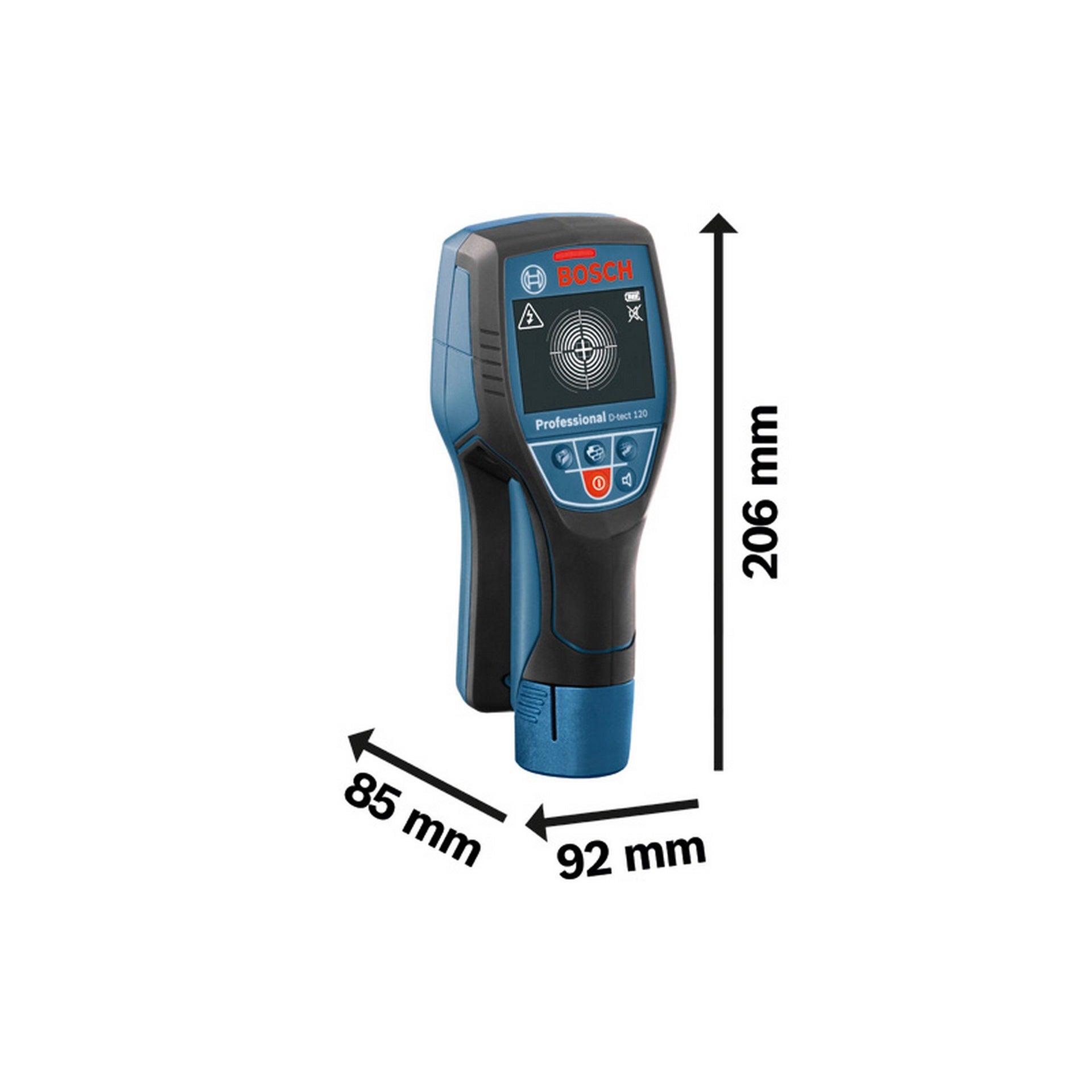 Bosch Ortungsgerät Wallscanner D-tect 120, 1 x Akku GBA 12V 2.0Ah in L-BOXX #0601081301