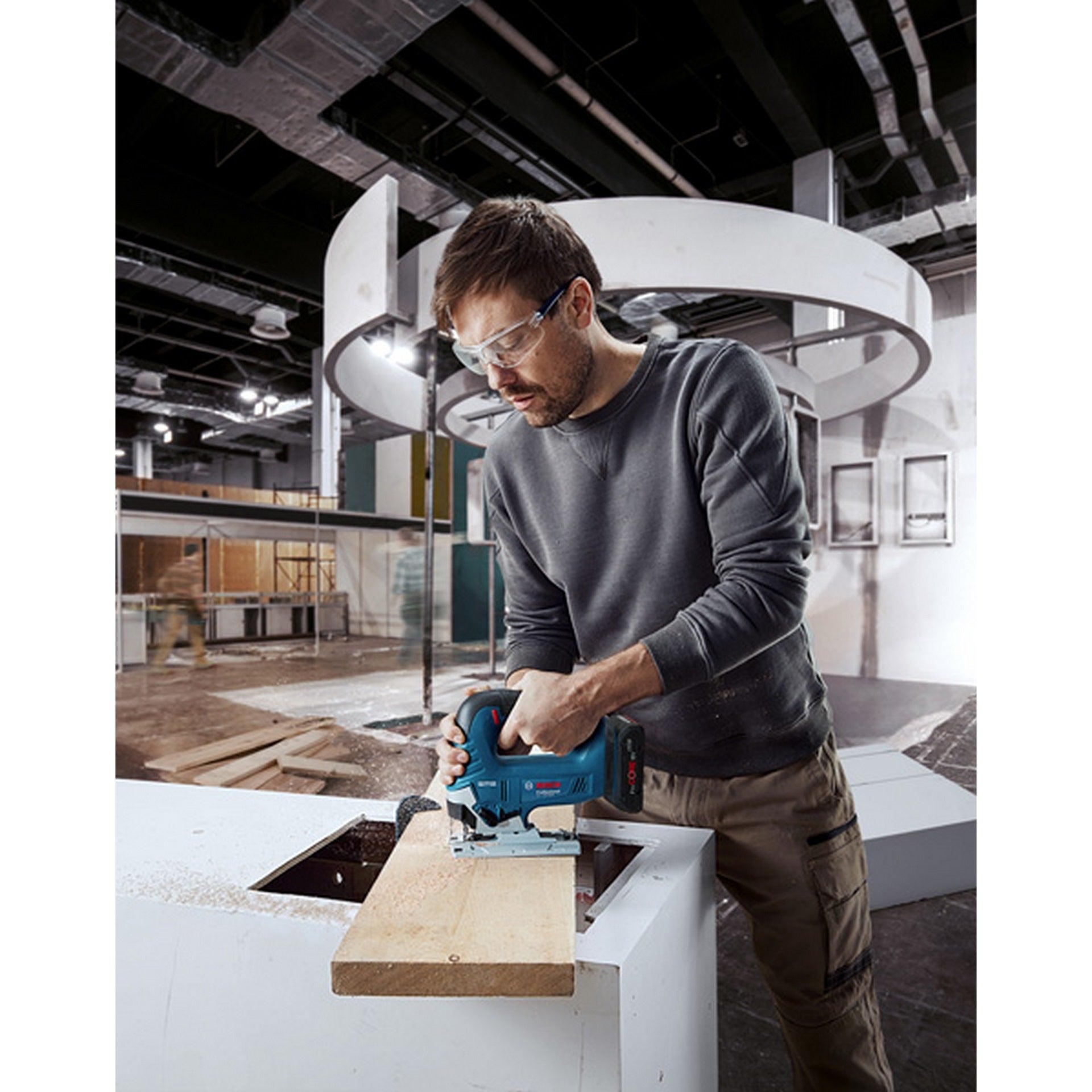 Bosch Akku-Stichsäge GST 18V-125 B in L-BOXX #06015B3000