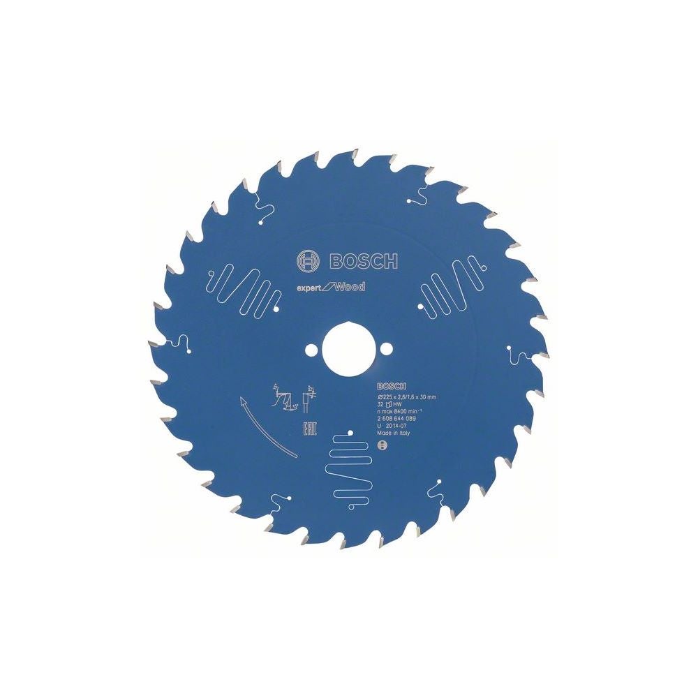 Bosch EXPERT Wood Kreissägeblatt, 225x2,6/1,6x30 mm, Z32 #2608644089