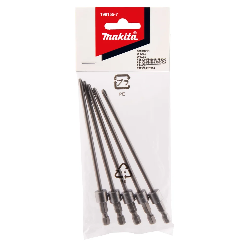 Makita Bits für Magazinschraubaufsatz #199155-7