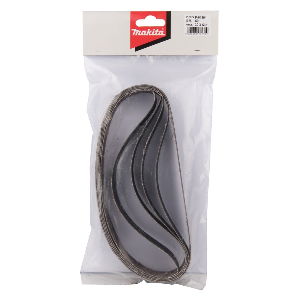Makita Schleifband Glas 30 x 533 mm, K60, 5 Stk. #P-01404
